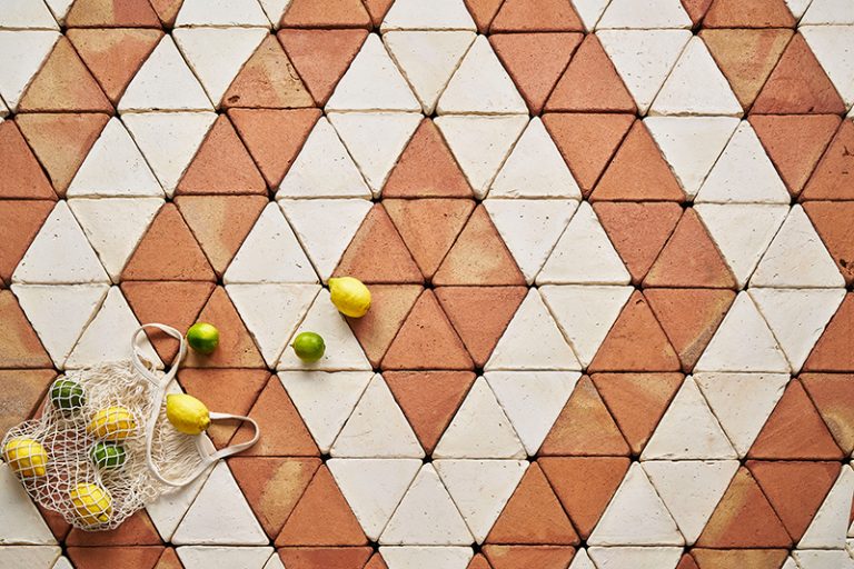 La Santita restaurant terracotta wall tiles capture the