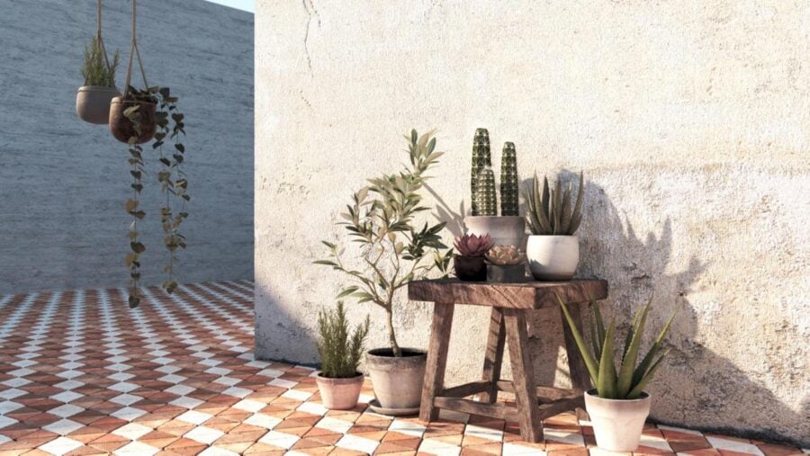 renders para piezas artesanas de barro cocido artesanal. Autor: José Bravo