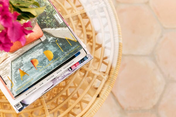 Suelo de barro con forma Hexágono en vivienda unifamiliar