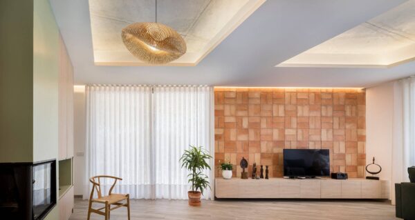 Nuestra baldosa de barro Rectángulo en el interior de la Casa LLO