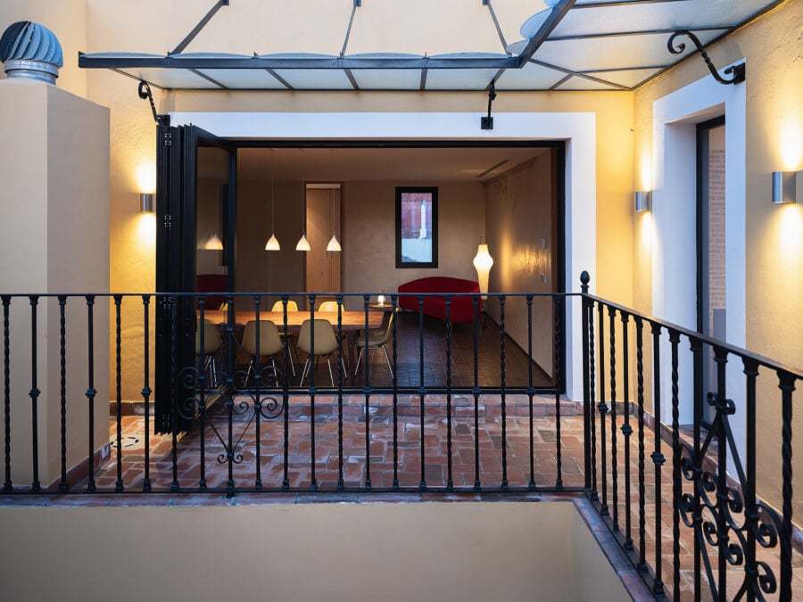 A dark clay floor in the heart of Seville