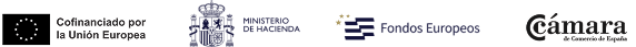 Cofinanciado por la Unión Europea - Ministerio de Hacienda - Fondos Europeos - Cámara de Comercio de España