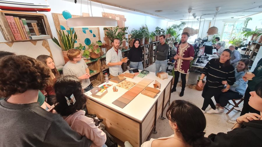 We are visited by the Interior Design students of the San Telmo School of Art (Málaga)